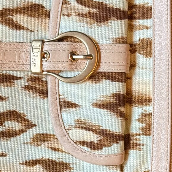 Christian Dior Clutch Vintage Leopard Print - Picture 6 of 7